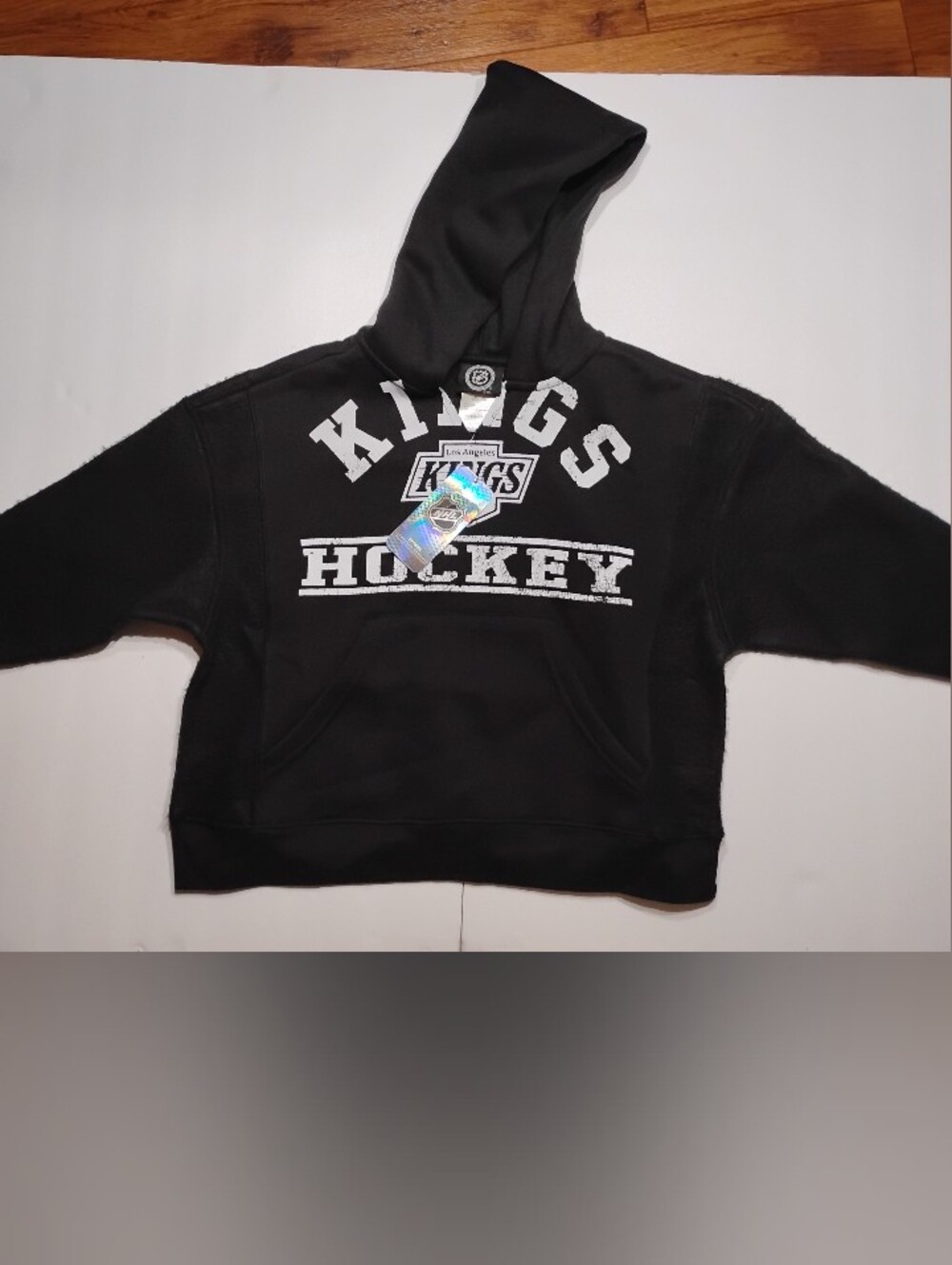 NHL Black Kids Hoodie with Kings Hockey Graphic